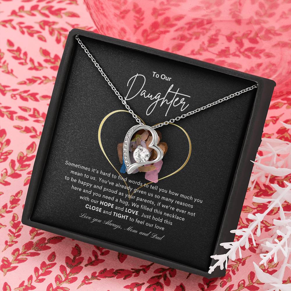 Best gift from Parents | Best gift for Daughter | Best gift for daughters birthday | Best Jewelry Gift from Parents | Forever Love Necklace