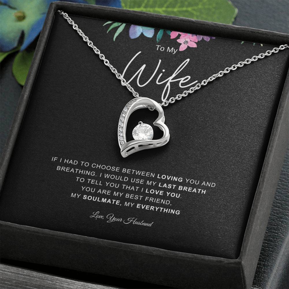 To My Wife | Forever Love  Necklace | Best Gift for Wife | Best Gift for Spouse | Best Gift for Marriage Anniversary | Best Gift for Lovers💞