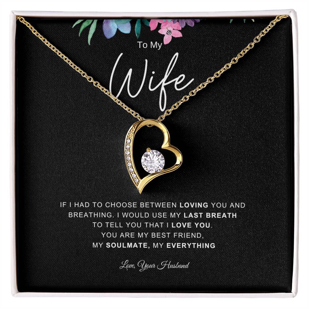 To My Wife | Forever Love  Necklace | Best Gift for Wife | Best Gift for Spouse | Best Gift for Marriage Anniversary | Best Gift for Lovers💞