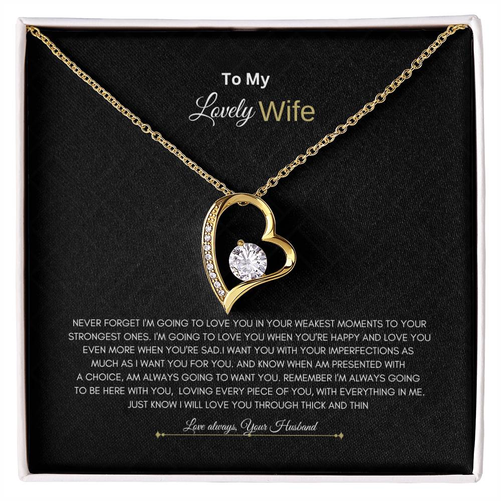 Lovely Wife Forever love Necklace |Forever love Necklace