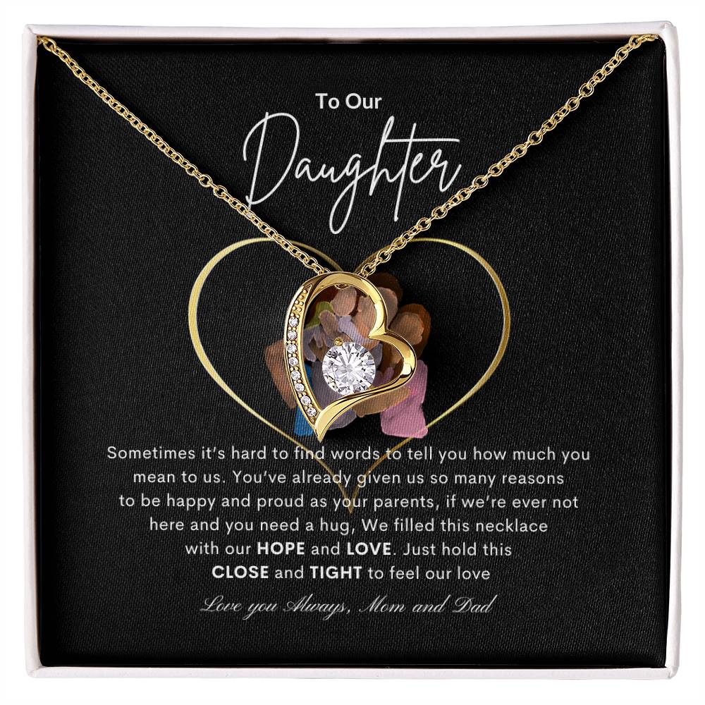 Best gift from Parents | Best gift for Daughter | Best gift for daughters birthday | Best Jewelry Gift from Parents | Forever Love Necklace
