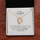 Forever Holds My Heart Necklace | Gift for Soulmate | Gift for Wife | Gift for Husband | Forever Love Necklace