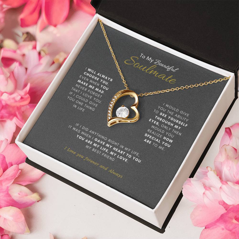 Beautiful Soulmate Necklace | Best Gift for your soulmate | Best Gift for you Wife | Best Jewelry Gift for your Soulmate |