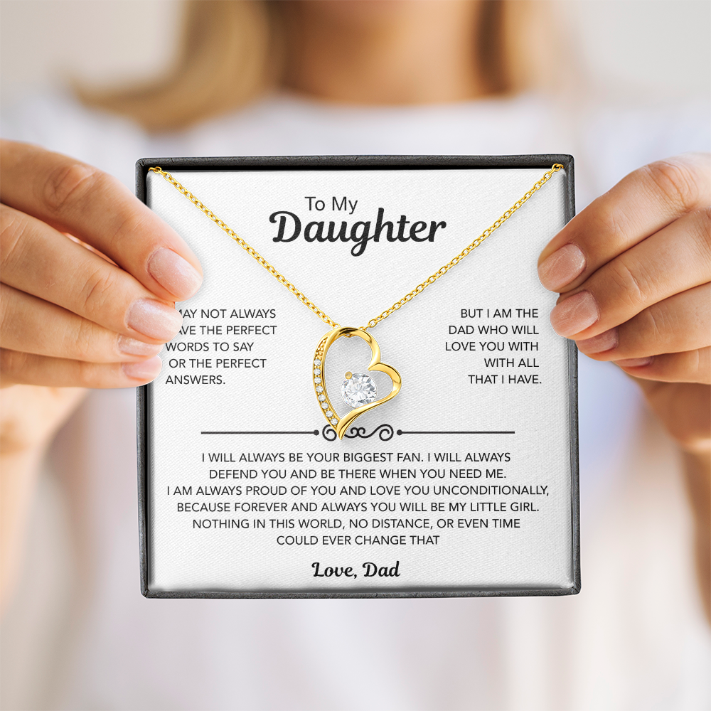 To My Daughter Necklace | Best gift for daughter | Best Jewelry gift for daughter | Jewelry gift from Dad