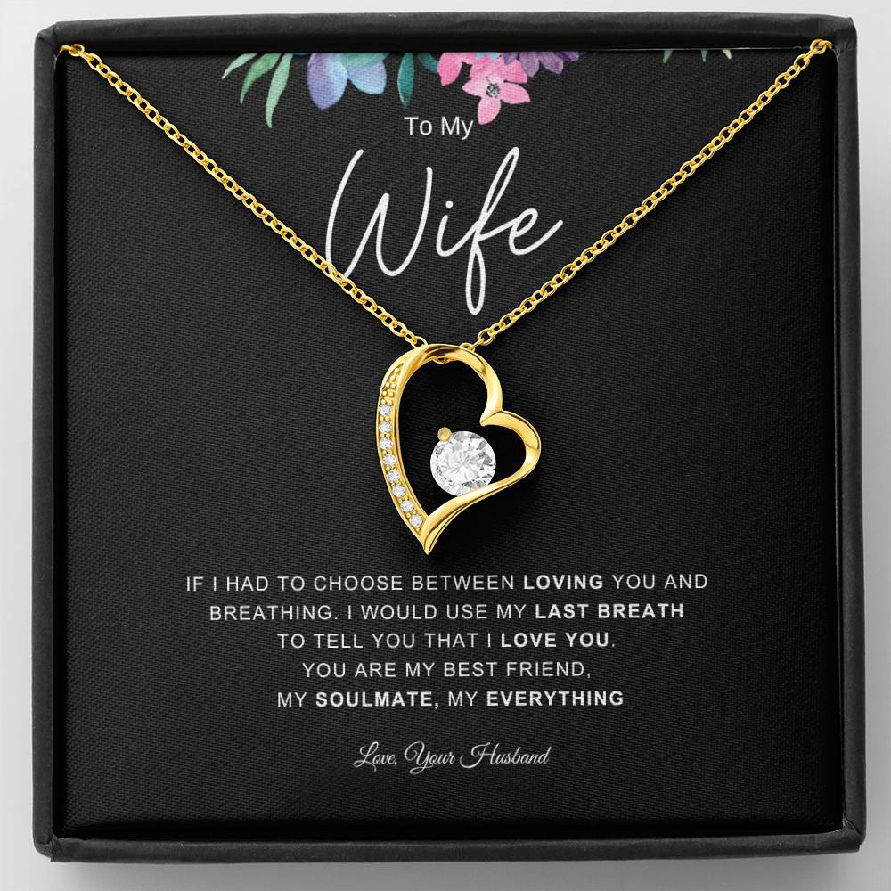 To My Wife | Forever Love  Necklace | Best Gift for Wife | Best Gift for Spouse | Best Gift for Marriage Anniversary | Best Gift for Lovers💞