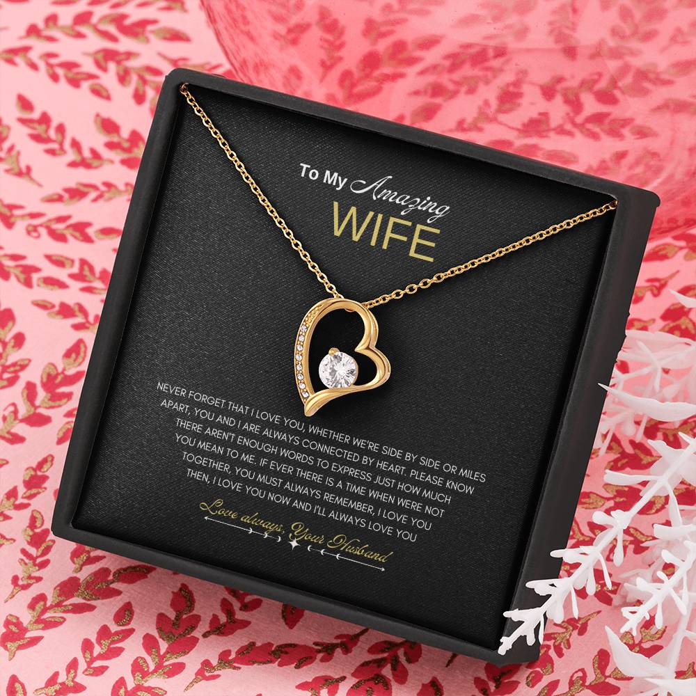 Amazing Wife Forever Love Necklace | Forever Love Necklace | Best Gift for Wife | Anniversary gift for Wife