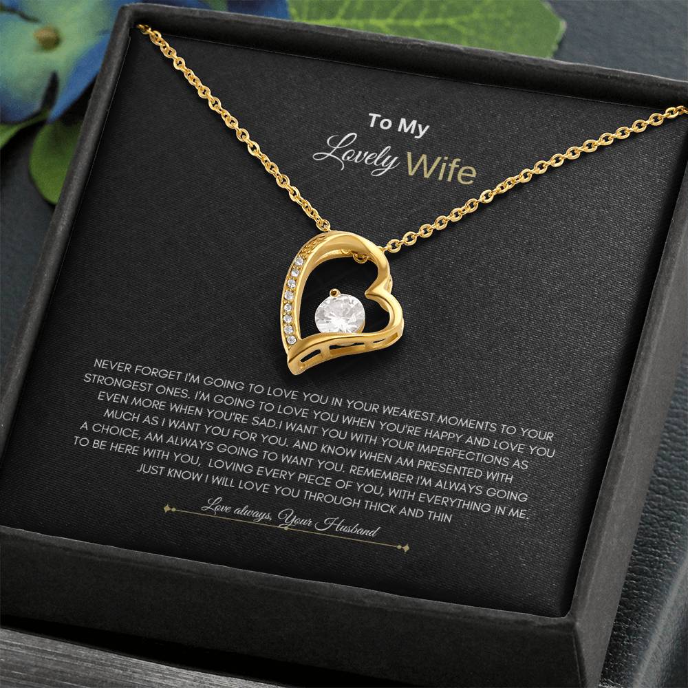 Lovely Wife Forever love Necklace |Forever love Necklace