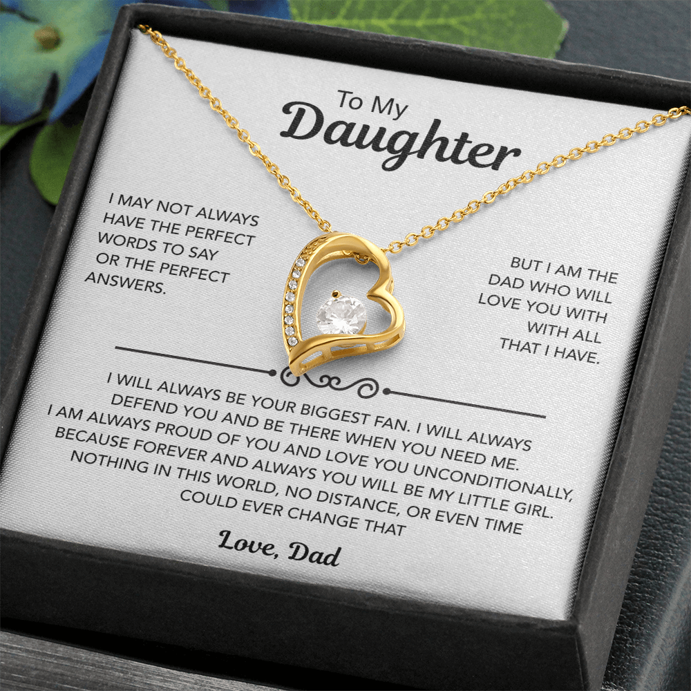 To My Daughter Necklace | Best gift for daughter | Best Jewelry gift for daughter | Jewelry gift from Dad