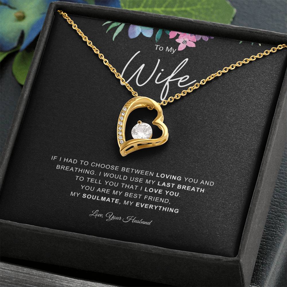 To My Wife | Forever Love  Necklace | Best Gift for Wife | Best Gift for Spouse | Best Gift for Marriage Anniversary | Best Gift for Lovers💞