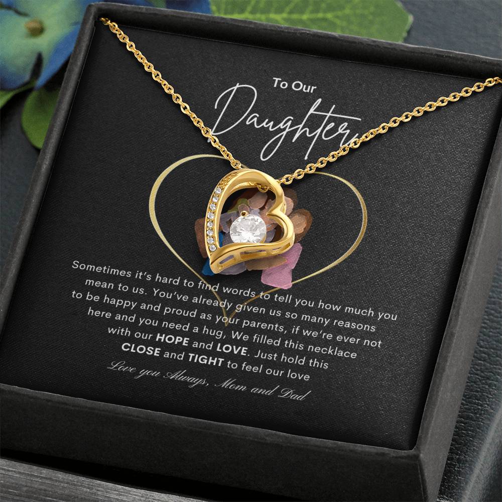 Best gift from Parents | Best gift for Daughter | Best gift for daughters birthday | Best Jewelry Gift from Parents | Forever Love Necklace